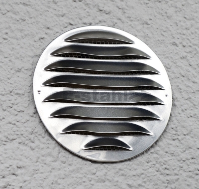 Lüftungsgitter aus Aluminium Ø 80 mm