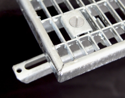 Gitterrost Halteklammer für 30x10 mm Maschenweite